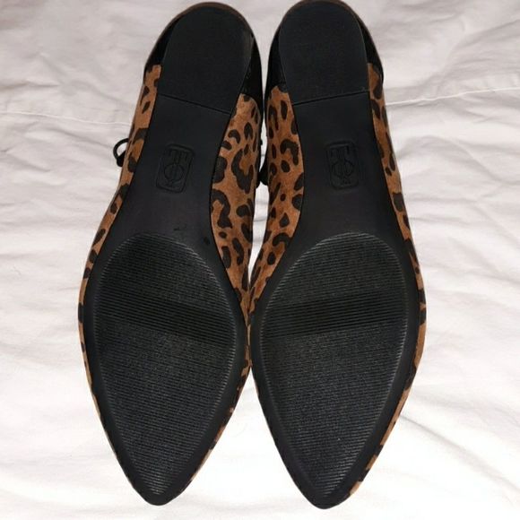 Jennifer Lopez Terri Leopard Ballet Flats Size‎ 7½ - Picture 5 of 8